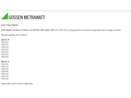 通知！部分程控直流電源32N 系列型號(hào)產(chǎn)品逐步淘汰